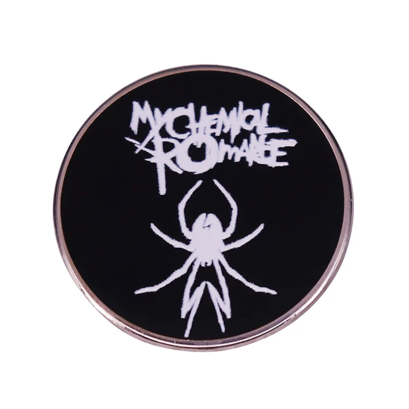 Hardcore Punk Band Logo Badge Various Album Records Pop Music Brooch Hoodie Backpack Metal Pin Accessories Singer Fan Gift