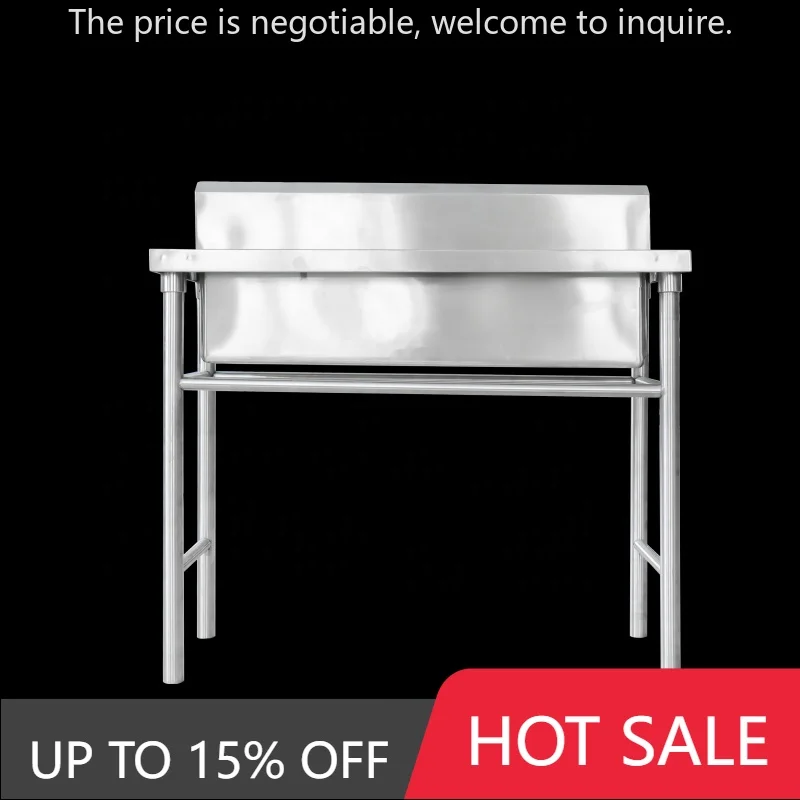 

Guangdong Hot Sale Commercial Single Bowl Stainless Steel Kitchen Sink For School Canteen