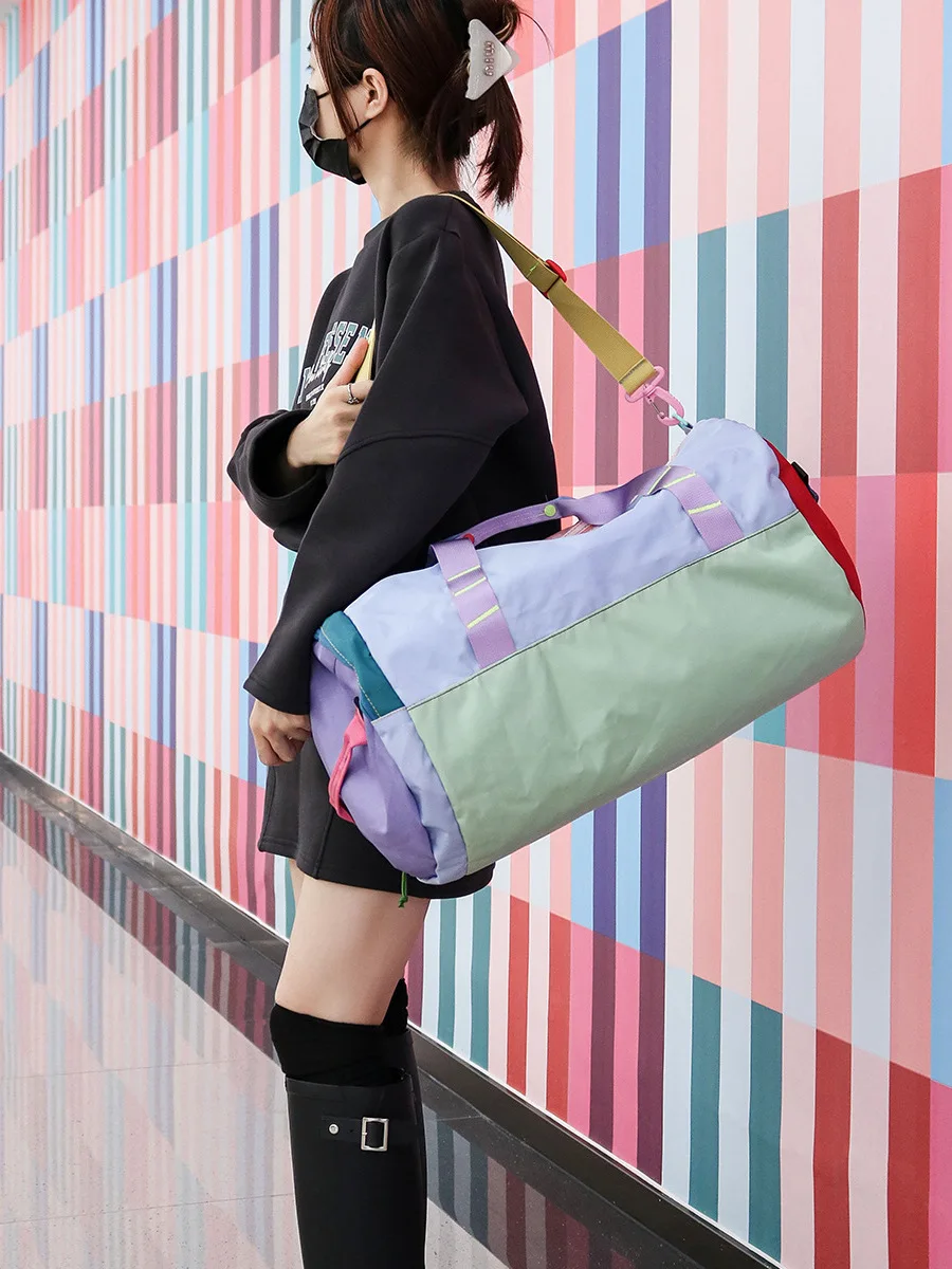 

Прочная легкая дорожная сумка через плечо Fitn для плавания на открытом воздухе, нейлоновый материал, без зарегистрированного бренда, товарная марка