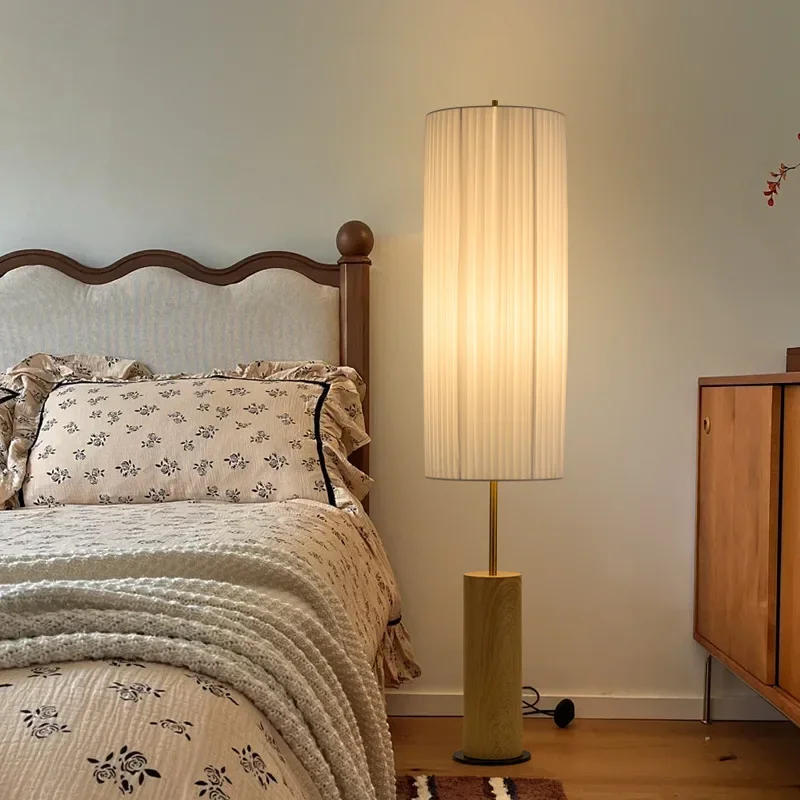 

Wabi Sabi Zen Style Floor Lamp Bedroom Living Room Standard Light High End Feeling Homestay Decoration LED Upright Desk Lamps