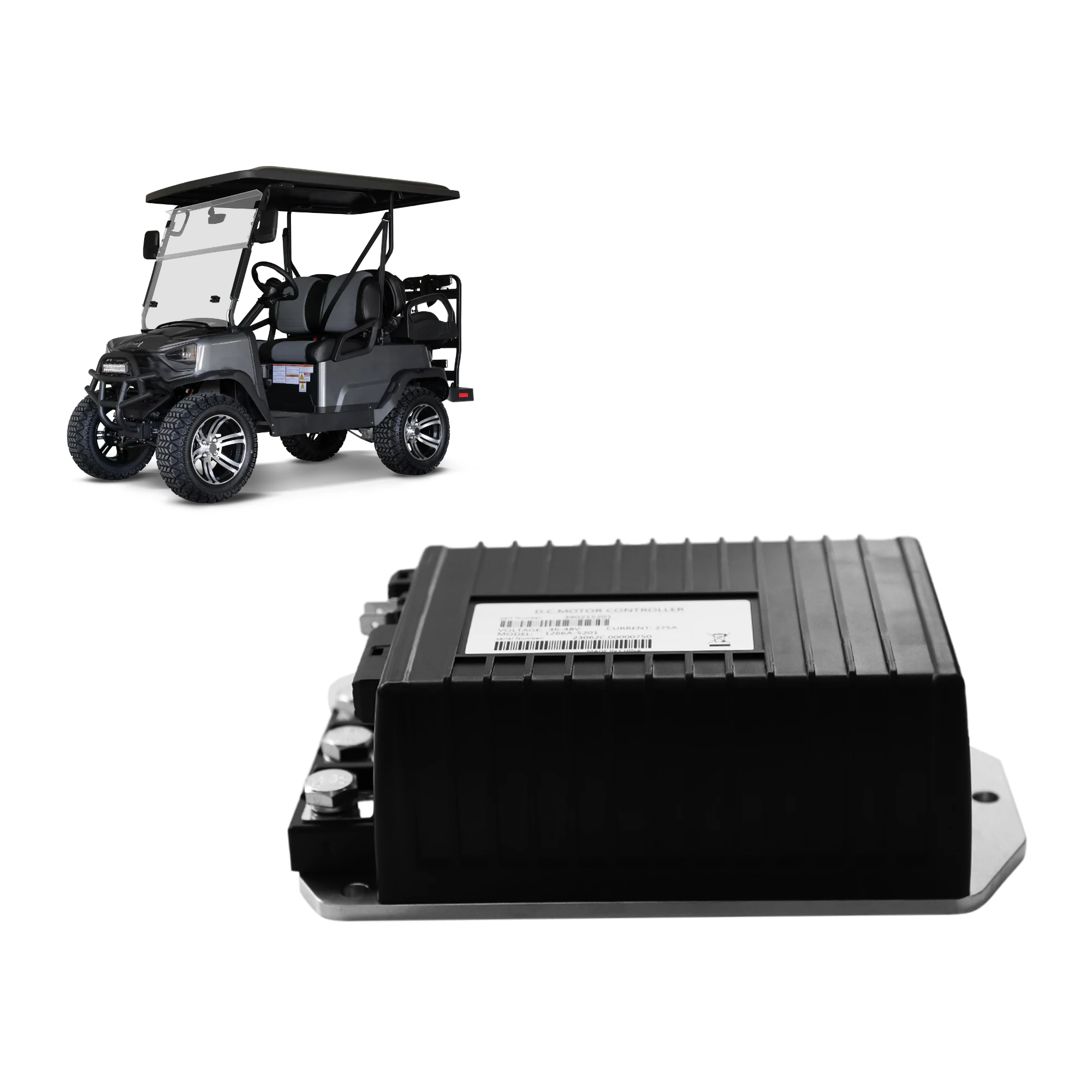 

1266A-5201 Golf Cart Controller 48V 275A 390215201 for Curtis Utility Vehicle (1995-2024)
