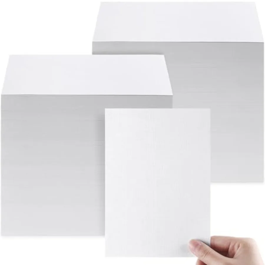 

00 Sheet Linen Cardstock Invitation Cardstock Heavyweight Printer Paper 92lb 20gsm Inde Cards for Printer Cover Postcards Blank