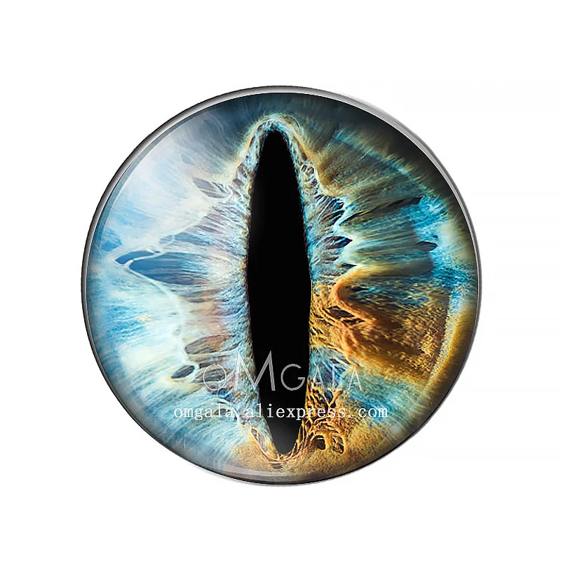 W Paryżu Dragon Eyes Cat Eye Toys Gorąca sprzedaż 6mm 8mm 10mm 12mm 14mm 20mm Ręcznie robione szklane kaboszony fotograficzne Akcesoria do majsterkowania — zdjęcie 6