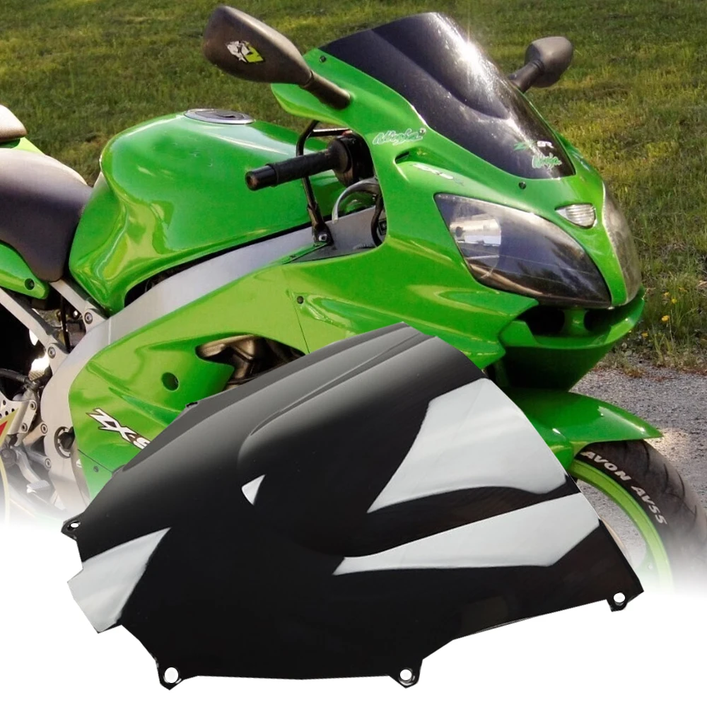 Motorcycle Windscreen Windshield For Kawasaki Ninja ZX-9R ZX 9R 2000 01 02 2003 2004 2005 ZX9R Accessories Screen Double Bubble