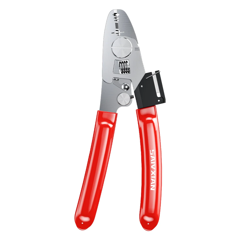 

Многофункциональные клещи 6-в-1 для зачистки и очистки оптоволокна, для неизолированных волокон, патч-кордов и джамперов