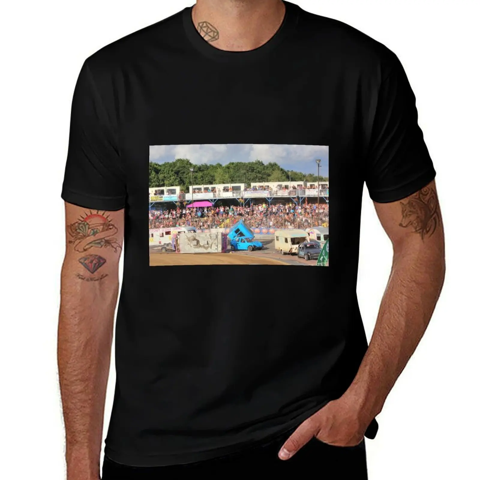 

Racing Caravans T-Shirt boys animal print quick drying korean fashion mens designer t shirt