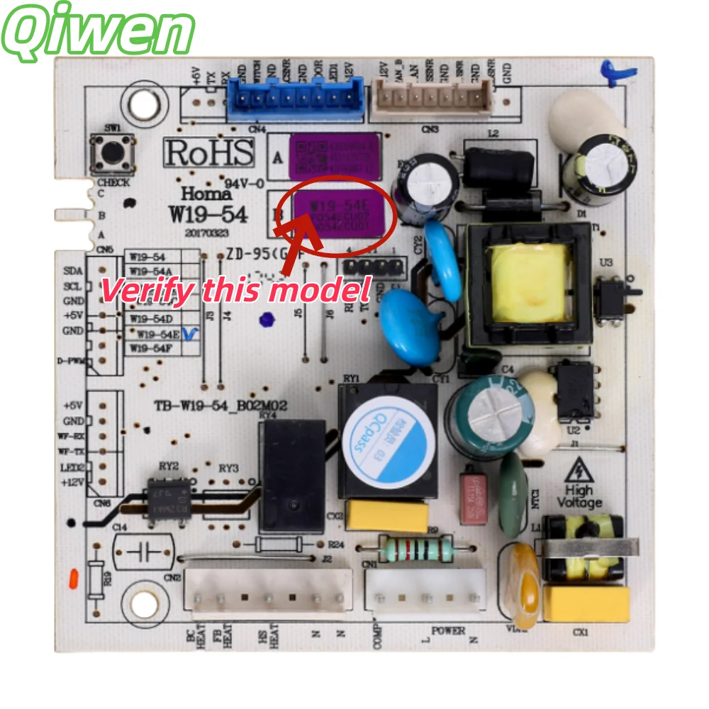 

Используется для компьютерной платы холодильника W19-54 420009604, основная плата управления W19-54E, материнская плата