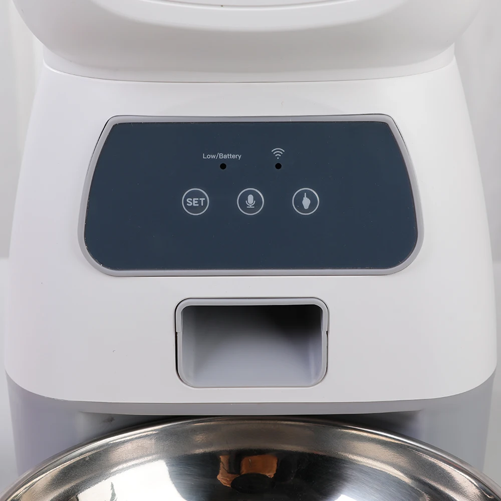 3.5L Automatic Pet Feeder WiFi APP Smart Timed Dosing Feeder Cat Dog Food Dispenser 2L Auto Drink Fountain Water Feeder Cat Bowl