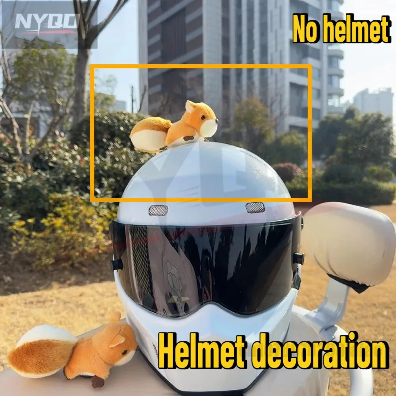 

Super Cute Motorcycle Helmet Plush Cat Ears Balls Women Decors Motocross Bike Helmet Stickers Accessories Cosplayer Styling