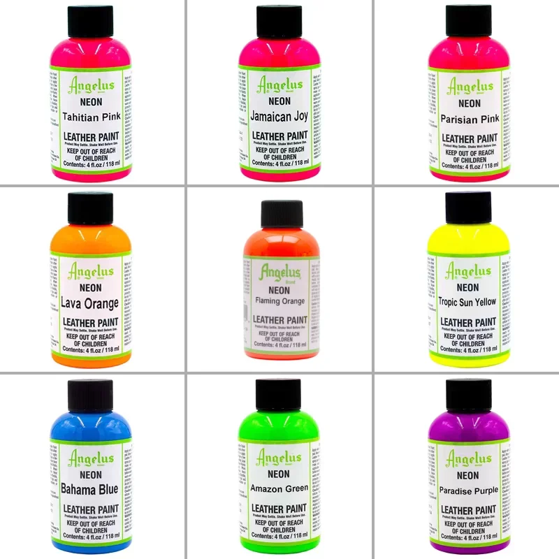

28 мл/118 мл/бутылка неоновый цвет серии кожаный пигмент DIY кожаный ремесленный продукт рюкзак/обувь/одежда ручная работа пигмент для рисования