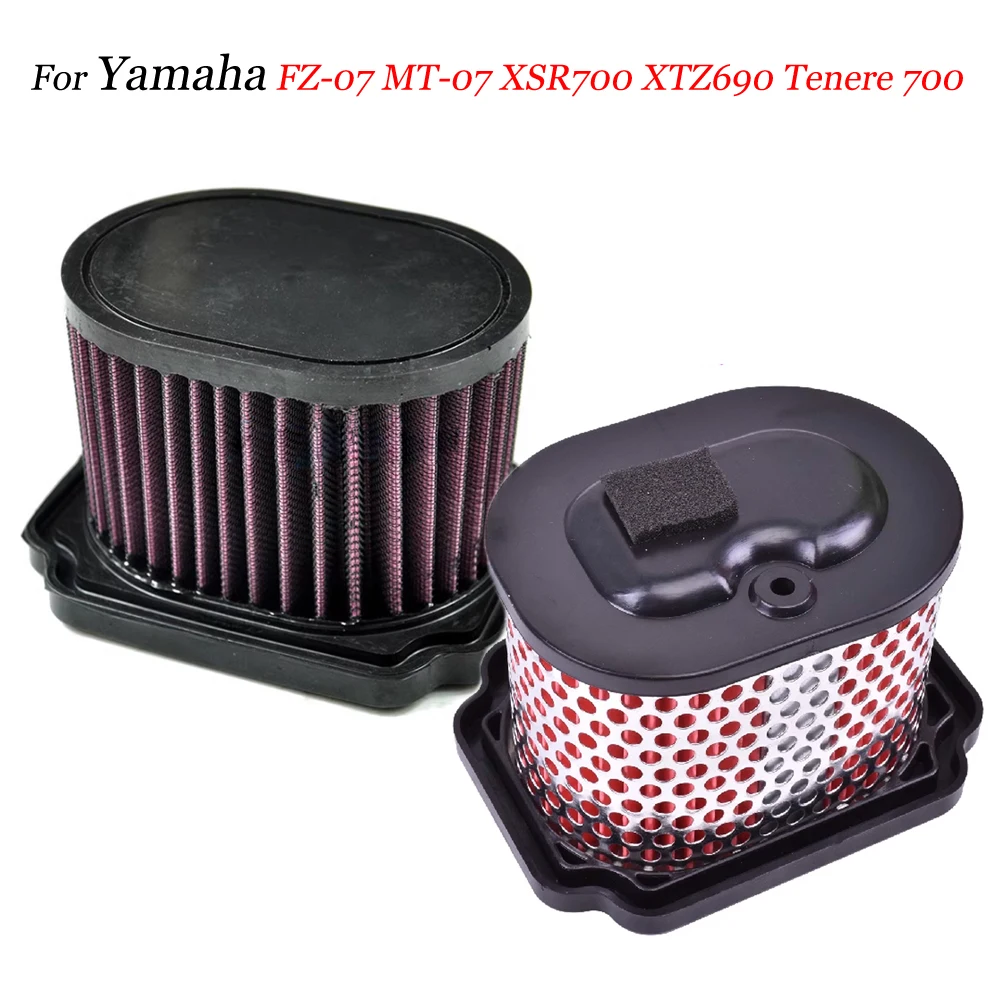 Motorcycle Engine Intake Air Filter Cleaner For Yamaha FZ-07 MT-07 XSR700 XTZ690 Tenere 700 Tracer FZ07 2014-2020