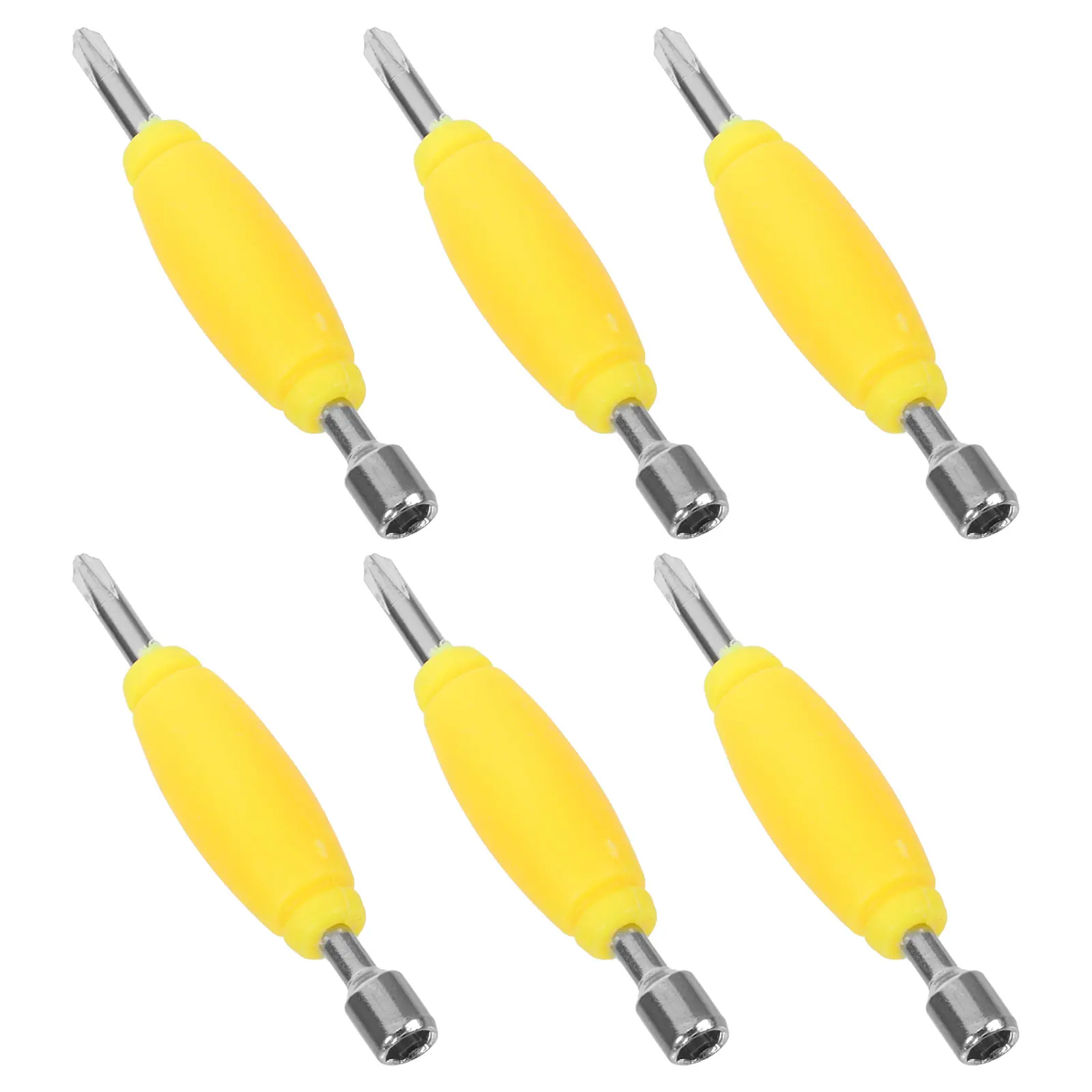 

6pcs Fingerboard Screwdriver Mini Double End Tools Small Repair Supplies Plastic Parts Accessories for Skateboard Maintenance