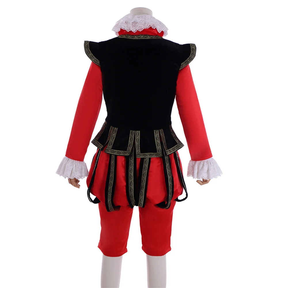 

Medieval Victorian Renaissance Men's Suits Tudor Knights King Cosplay Theme Party Drama Stage Performance Outfits Custom Made