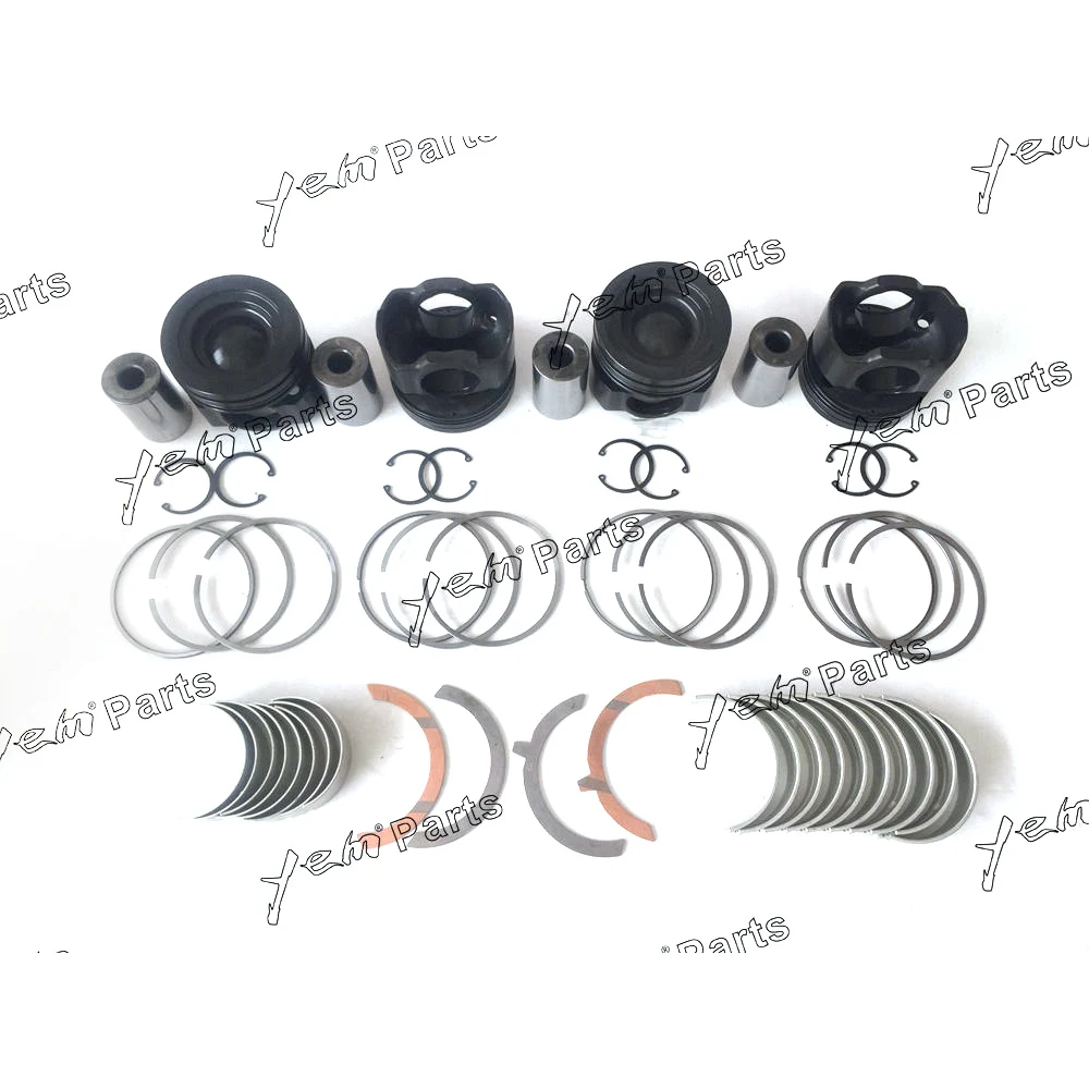 R934C Piston With Rings Bearings Set For Liebherr R934C Excavator Engine Parts