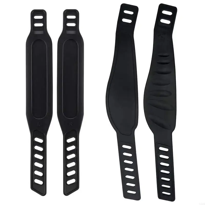 

N58B 1 Pair Exercise Bike Pedal Straps, Cycle Pedal Straps Universal Pedal Straps for Spinning Exercise Bike Home Gym