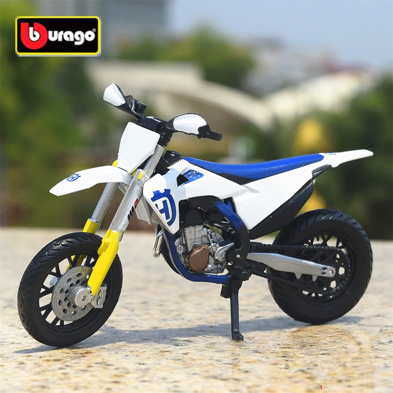 Maisto 1:18 Husqvarna FS450 Supermoto Alloy Racing Motorcycle Model Diecast Metal Motorcycle Model Collection Childrens Toy Gift