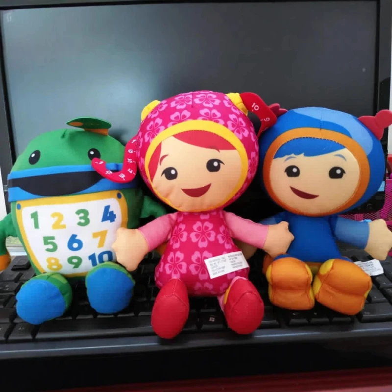 

Аниме команда Umizoomi плюшевая игрушка бот MILLI Geo мягкие куклы мультяшное украшение дома плюшевая подушка подарок на день рождения и Рождество