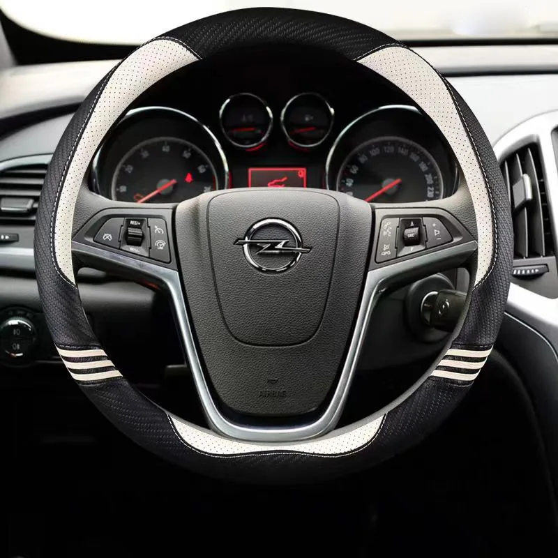 

PU Leather Car Steering Wheel Cover For Opel Mokka 2013-2016 Opel Insignia 2009-2013 Astra J 2010-2015 Meriva Auto Accessories