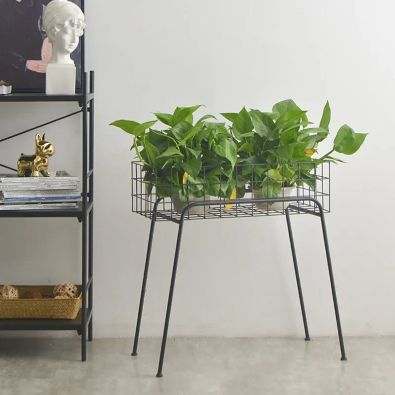 

Household Creative Balcony Storage Rack, Meaty Flower Stand, Living Room Iron Plant Holder, Bedroom Display Shelf 119