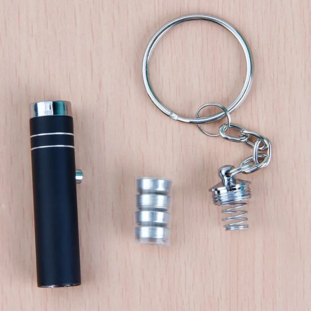 Mini Aluminum UV Flashlight LED Key Chain Ultra Violet Light Torch Keyring Pocket Pen Light Lamp for Marker Checker Detection