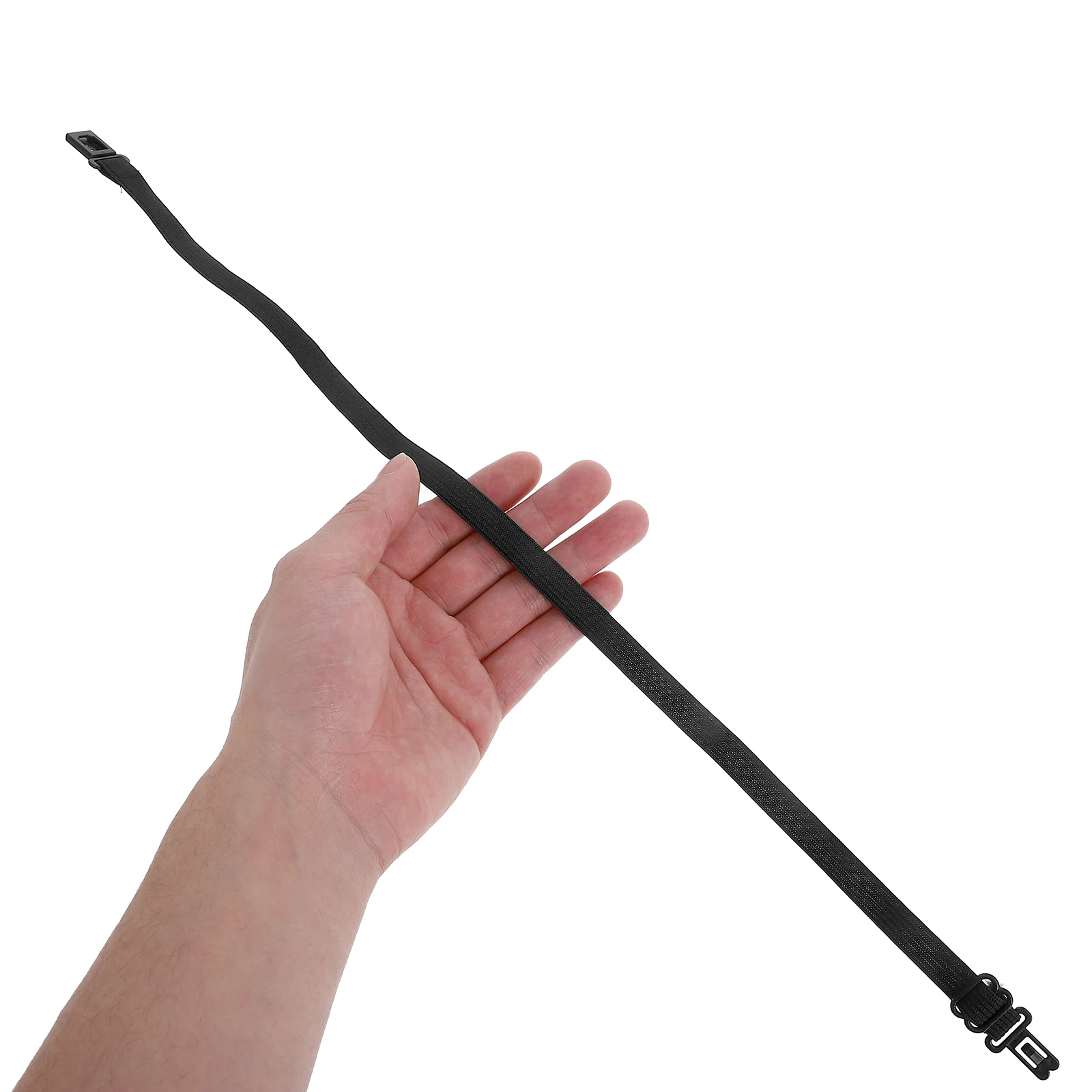 

10 Pcs Tie Extension Bands Adjustable Elastic Straps Extended Length Comfortable Polyester Silk