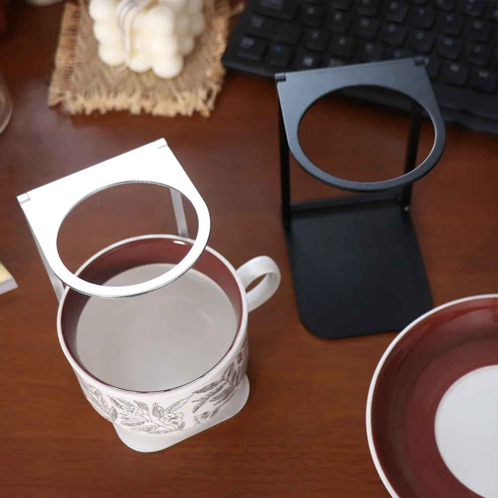 Stainless Steel Coffee Drip Holder Lightweight Space-saving Drip Filter Coffee Stand Compact Size Durable