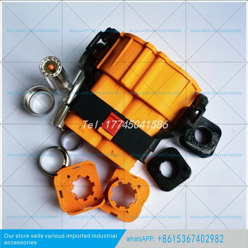 Spot HVC2P10FS250 Orange High Voltage Plug Amphenol New 2P Connector with Accessories