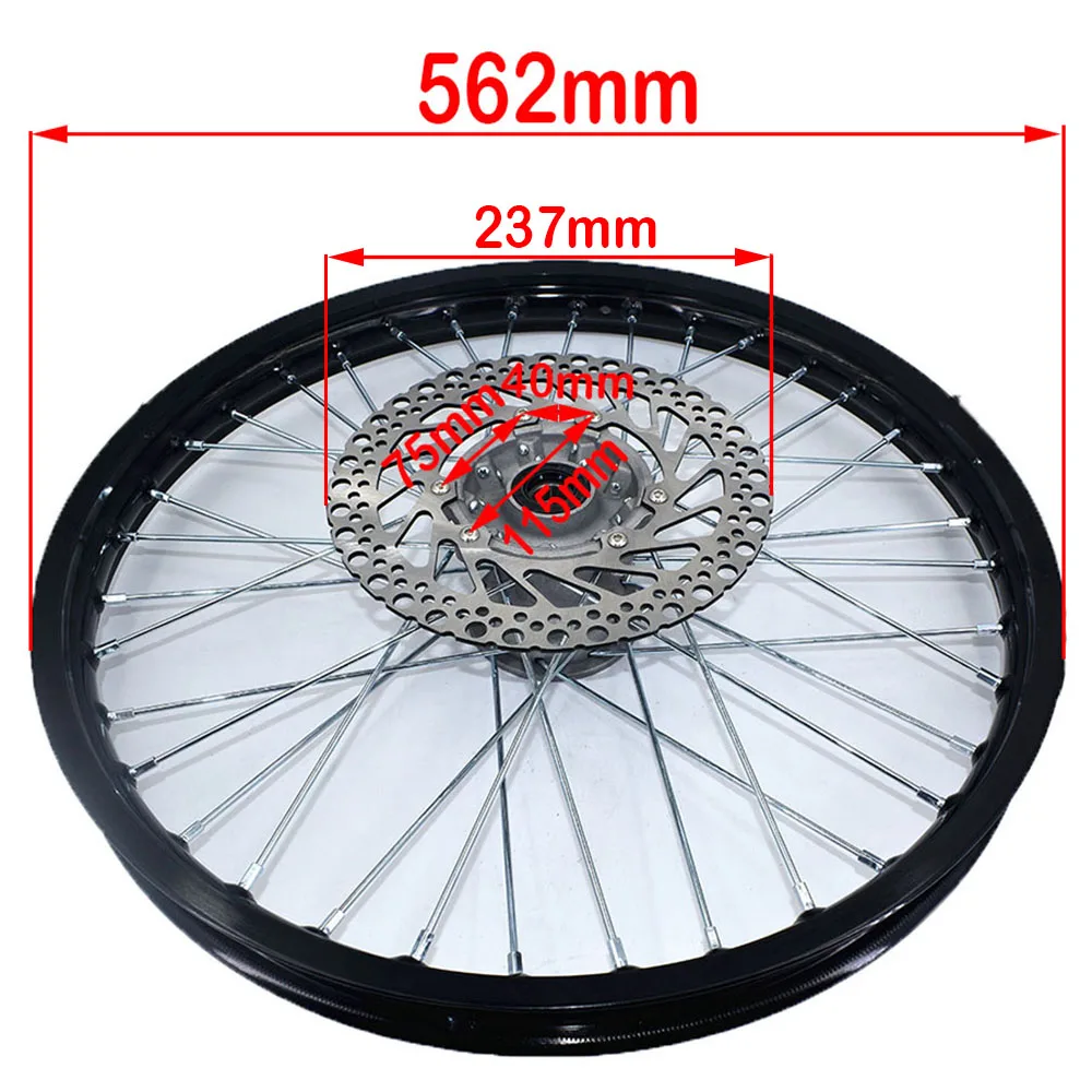 Motorcycle 1.60x21 inch Front Rims Aluminum Alloy Wheel Rims with Disc Brake For CRF250R/X CRF450R/X Motorcycle Bike view 2