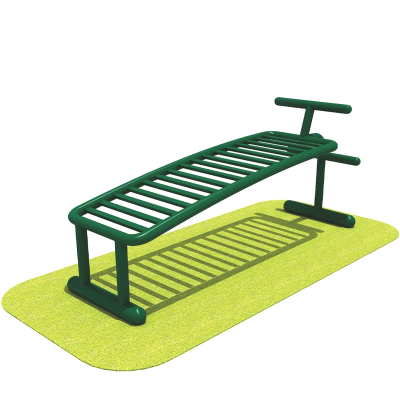 Durable single abs board for waist and abdomen sports community garden outdoor fitness equipment