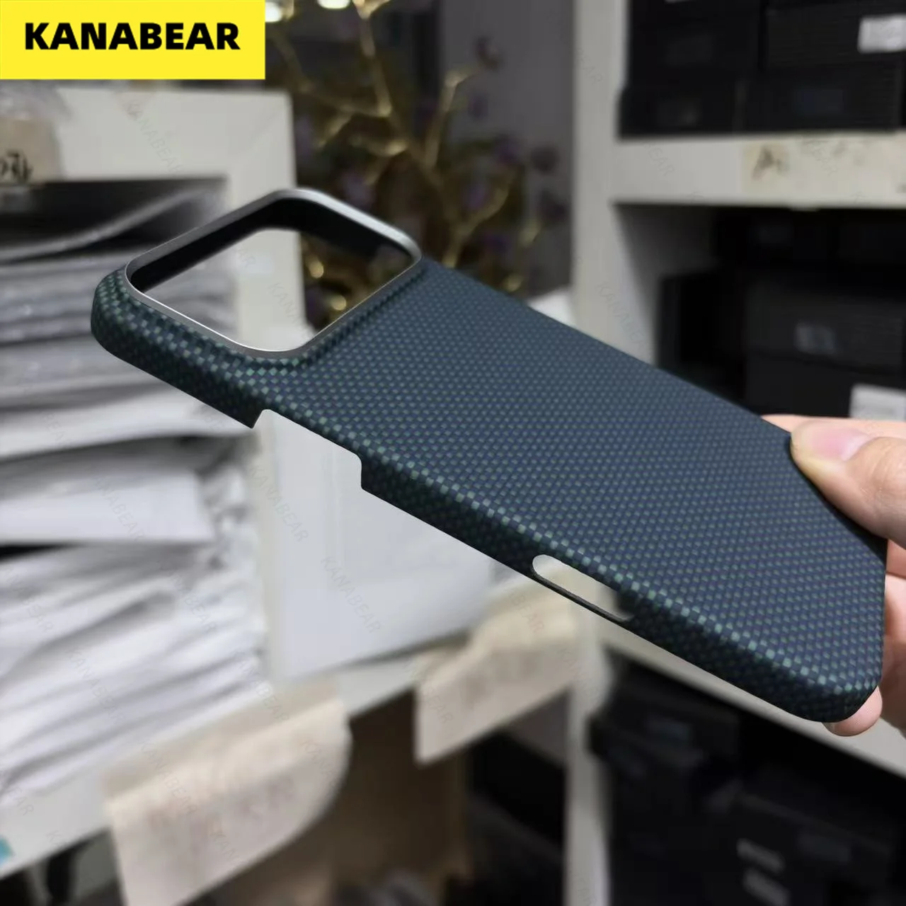 

Чехол для телефона из кевларовой арамиды для iPhone 17 Pro Max — ультратонкий, военный, с защитой от падения, гладкий и прочный защитный чехол