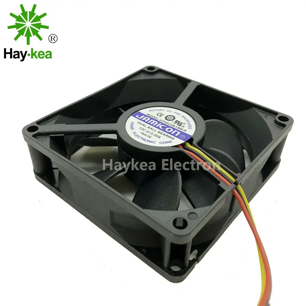 Новый KF0825B1 8CM 80*80*25 DC 12V 0.3A 3-контактный инверторный вентилятор, вентилятор ЦП