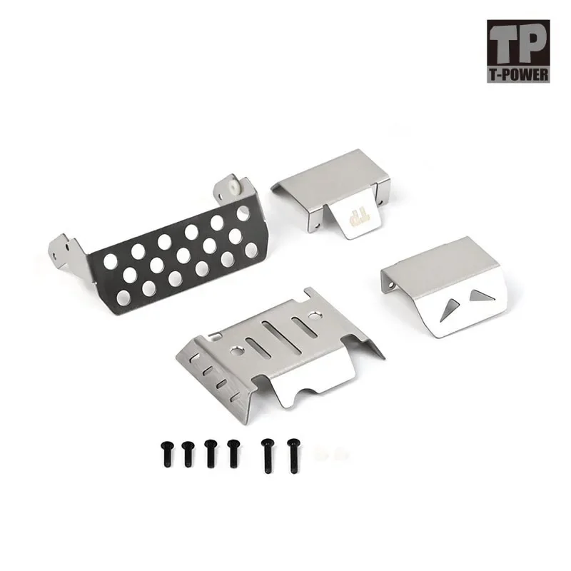 TP-POWER Armadura de chasis de metal - Accesorios de reequipamiento para coche modelo CROSSRC EMOX 1/8 RC