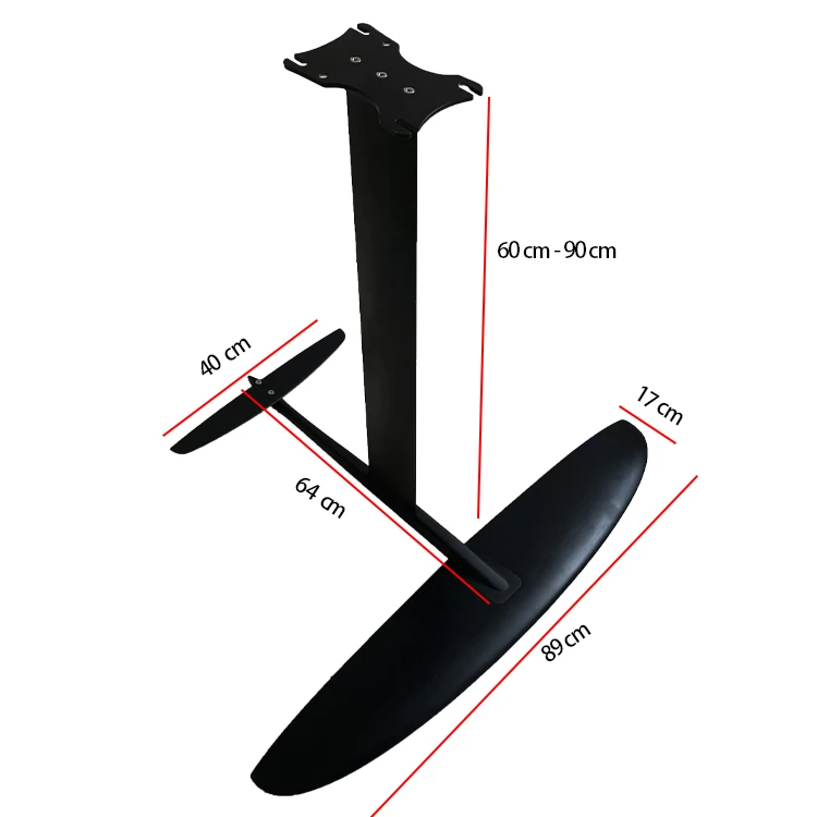 

New Thin Model Designed For Water Sports High Quality 3k Carbon Fiber Hydrofoil Surfing Foil 1232sqcm Surf Wings Efoil