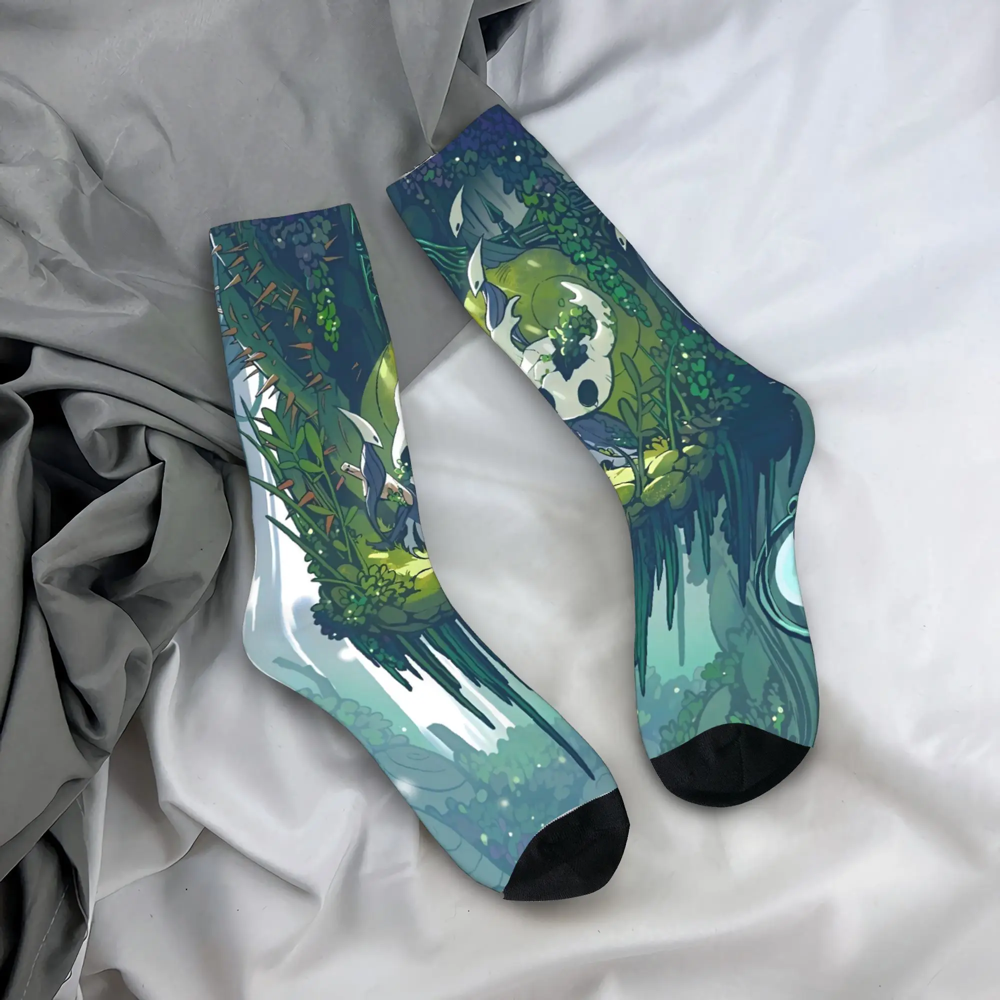 

Мужские носки, полые рыцарские чулки, антибактериальные средние мягкие носки, зимние модные дизайнерские велосипедные носки