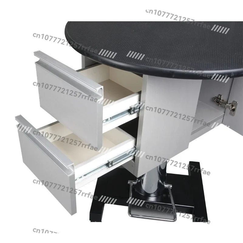 

Affordable Hydraulic Pet Round Lift Dog Grooming Table with Cabinet