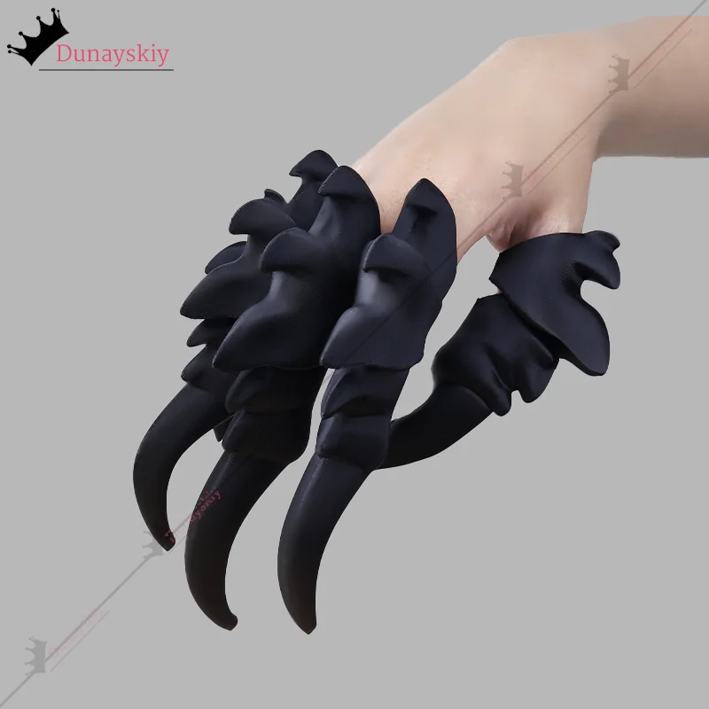 男性と女性のためのハロウィーンの可動アクリルクロー,フライングフック,コスプレアクセサリー,アニメパーティーのパフォーマンス,ドレスアップアクセサリー,カスタマイズ,3色,13cm, 5個,10個