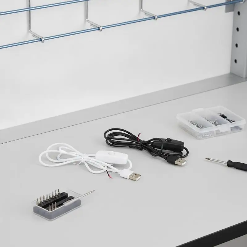 With Switch ON/OFF Male To Female 2M USB Cable Cords Inline Extension Toggle For LED Strip Tape Lamp USB Port Cord Power Line