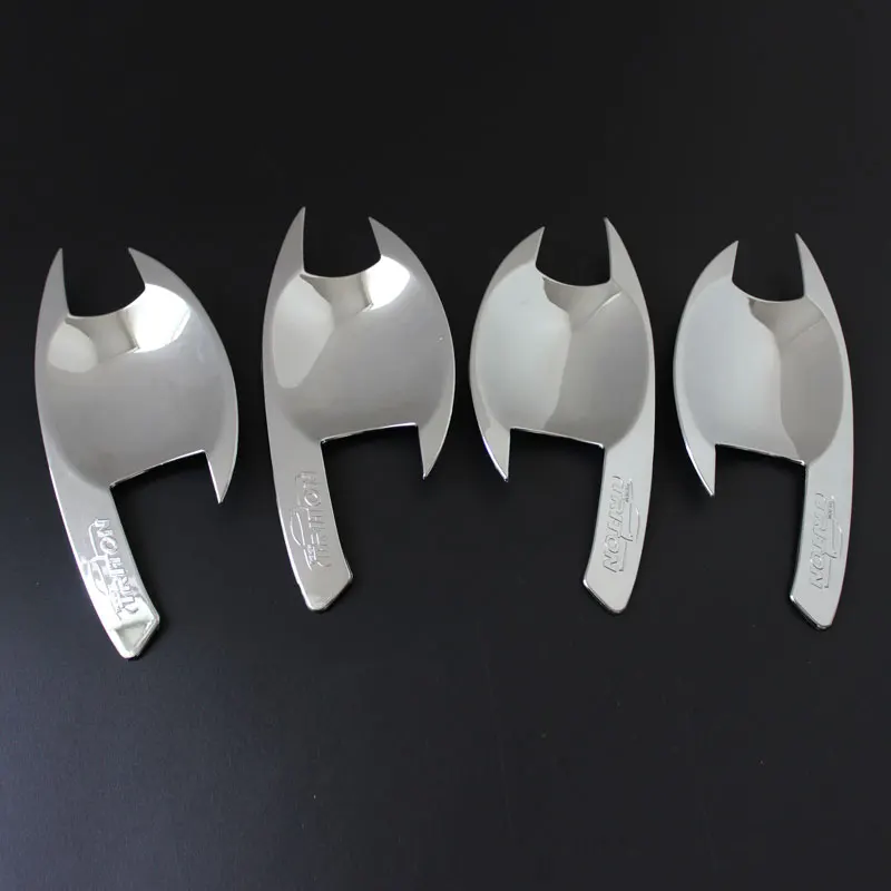 ABS Door Handle Insert Bowl Trim Handles Cover For Mitsubishi L200 Triton 2006 2007 2008 2009 2010 2011 2012 2013 2014 view 3