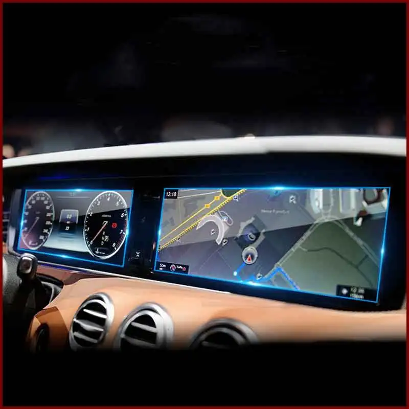 For Mercedes Benz S-Class  S350L S400L S450L S500 W221 W222 2014-2017 Car GPS Navigation Screen Tempered Glass  Protective Film