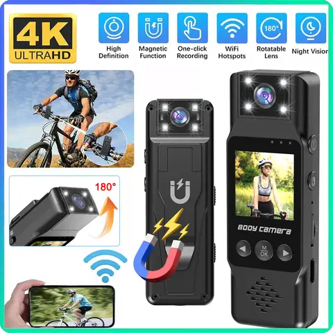 HD 4K Wifi 미니 카메라 모션 감지 액션 카메라 1080P 휴대용 디지털 비디오 레코더 새로운 착용 바디 캠 나이트 비전 DVR Best5 HD 4K Wifi 미니 카메라 모션 감지 액션 카메라 1080P 휴대용 디지털 비디오 레코더 새로운 착용 바디 캠 나이트 비전 DVR Best5