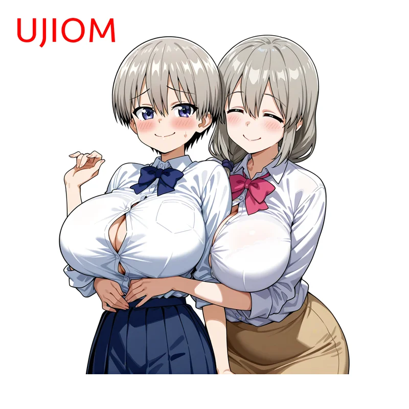 UJIOM Uzaki Chan Wall Sticker Seductive Tsuki Uzaki LaLa GL Picture Decal NSFW Bedroom Bathroom Hentai Decoration Acccessories