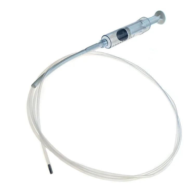 Straight Shape and Mist Shape 2.3mm Disposable  Spray Catheter with Radiopaque tip for Single Use