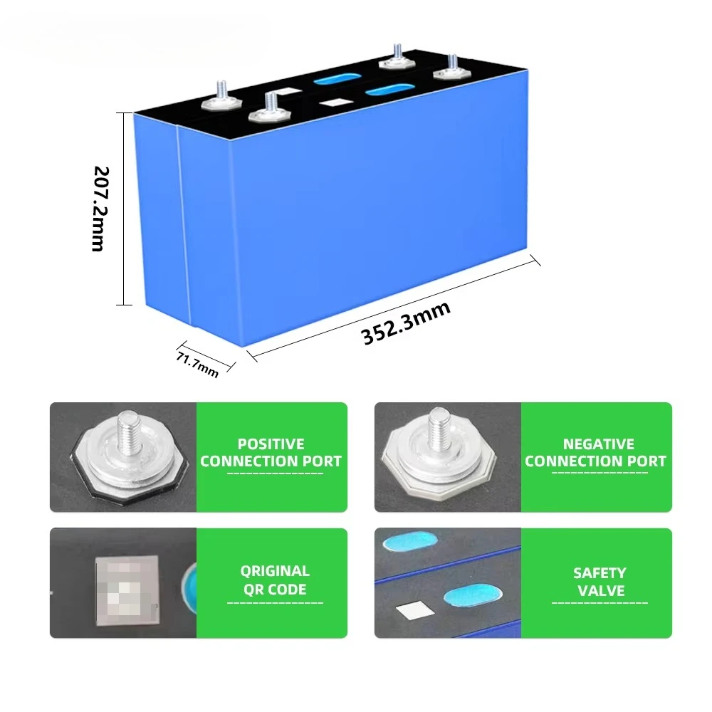 

628Ah LiFePO4 Battery Module – 3.2V (2P of 314Ah MB56 Cells), Grade A, for High-Capacity ESS