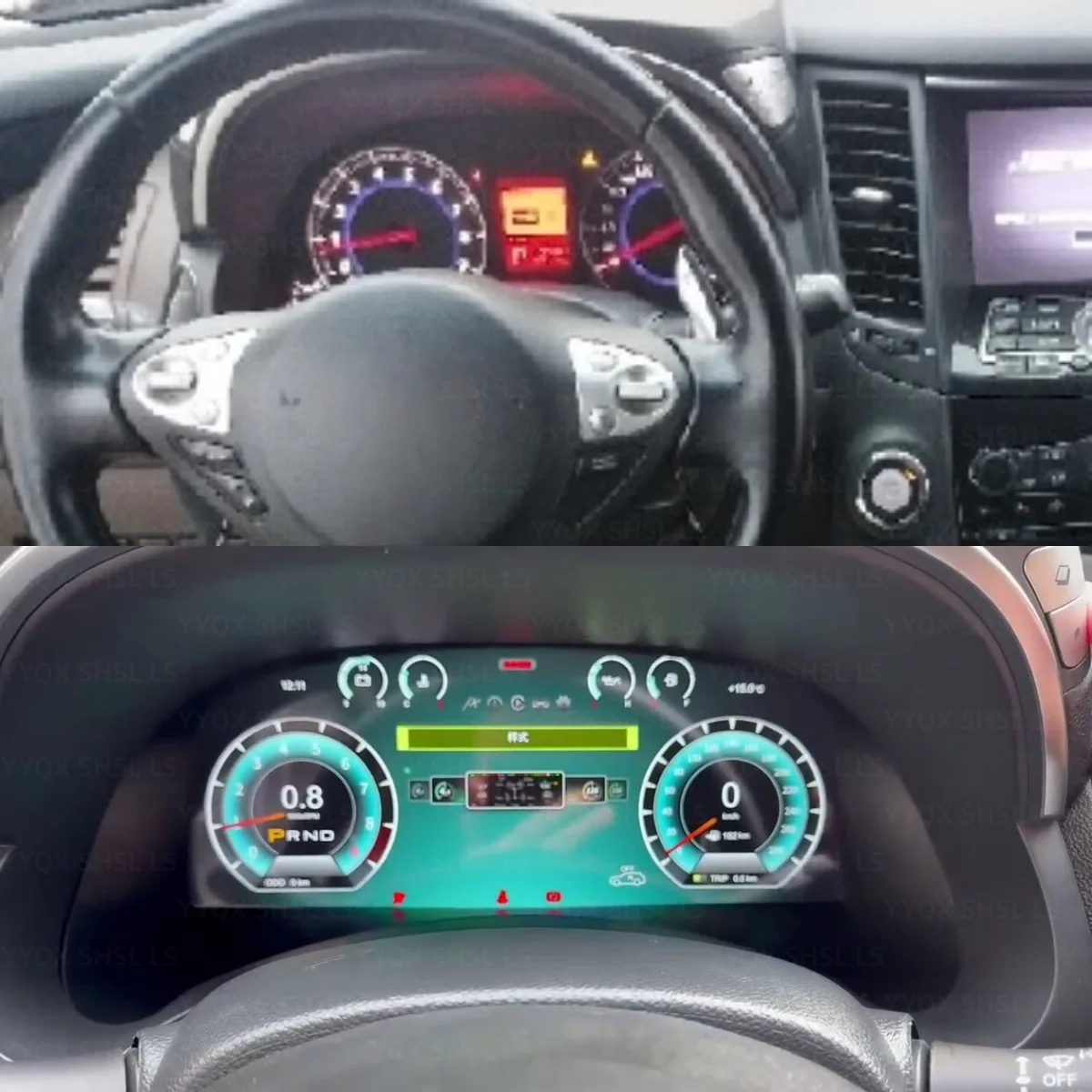 

Digital Cluster Odometer Screen For Infiniti FX35 FX37 FX45 FX50 QX70 2009-2016 LCD Instrument Panel Virtual Cockpit Speed Meter