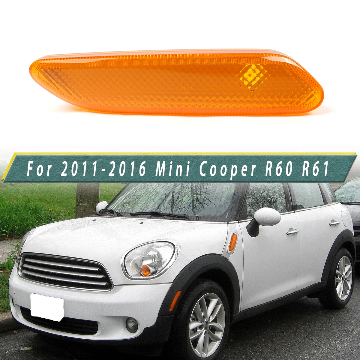 For Mini Cooper R60 R61 Countryman Car Side Lamp Turn Signal Light No Bulb 2011 2012 2013 2014 2015 2016 Front Fender Light