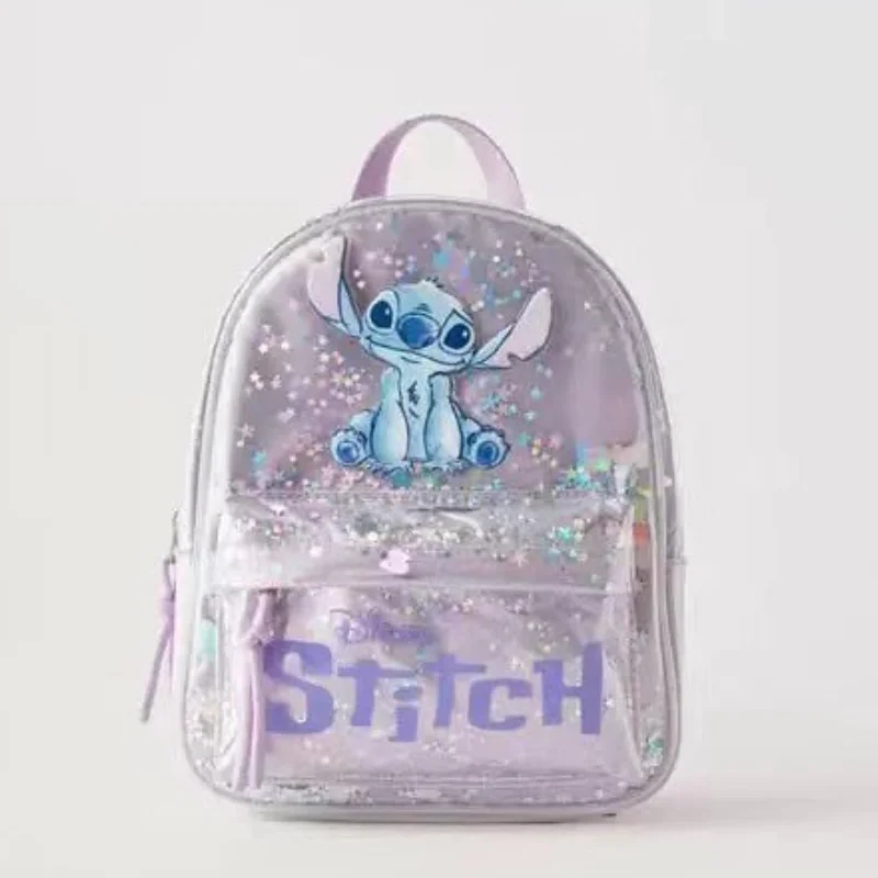 

Children's New Stitch Cartoon Sequined Backpack Fashionable and Versatile Trendy Kindergarten School Bag for Boys and Girls