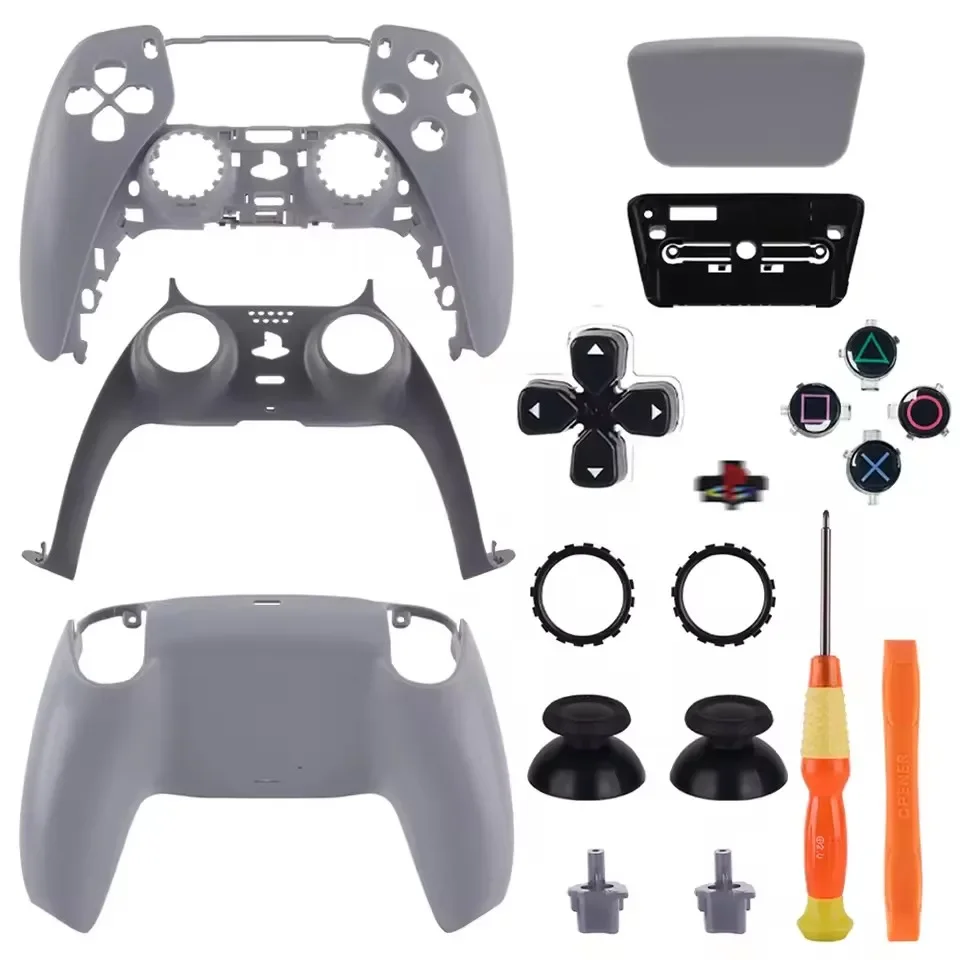 

For PS5 Controller Limited 30th Anniversary Housing Case BDM-010/020/030/040/050 Replace Front Back Cover Touchpad Color Buttons