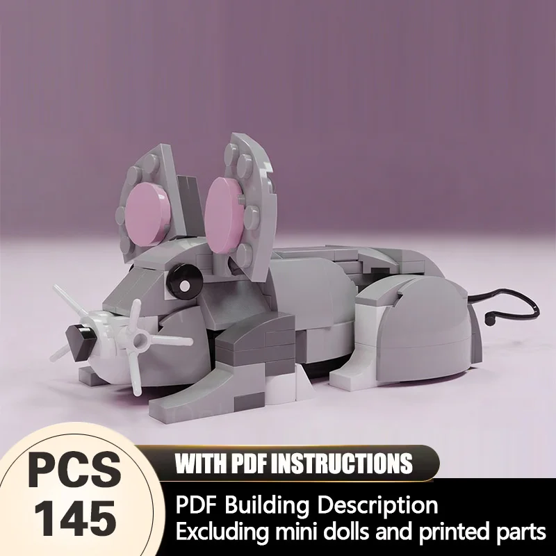 

Creators Animal Series Model MOC Building Bricks Small Muridae Modular Technology Gifts Holiday Assemble Children Toys Suit