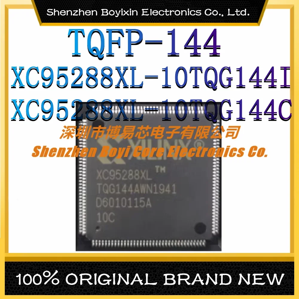 

XC95288XL-10TQG144I XC95288XL-10TQG144C Package: TQFP-144