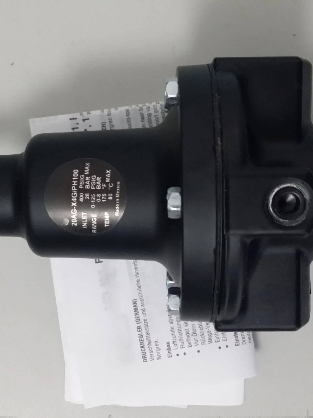 20AG-X4G-PH100   IMI NORGREN 11400-2G/PE103  Pressure regulating valve